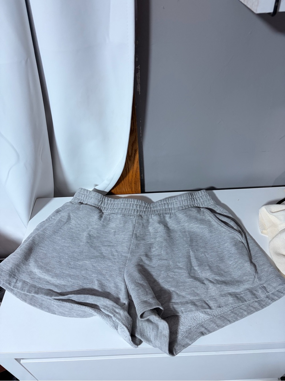 Maurices Light Gray Athletic Lounge Shorts